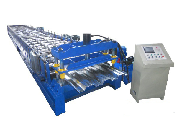 Floor deck forming machine