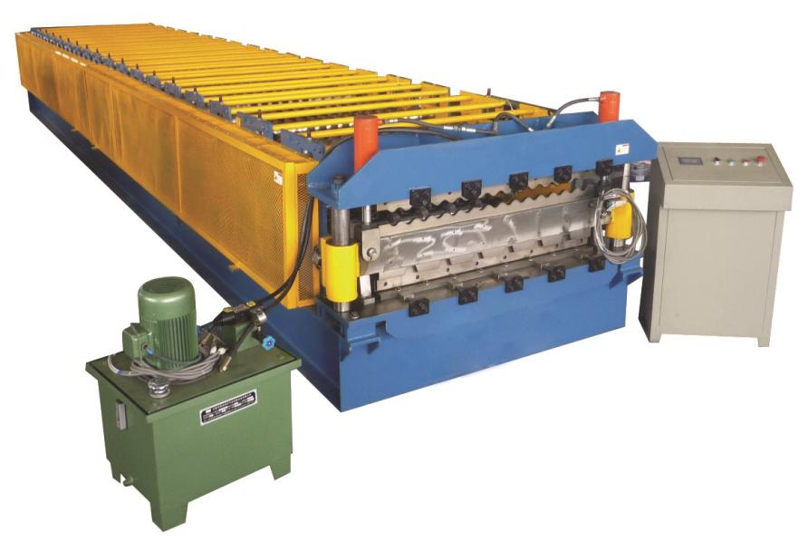 Wall sheet forming machine