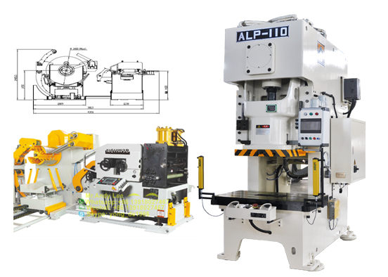 Automatic steel stamping production line